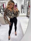 Bluzka LISBONA - flowers