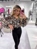 Bluzka LISBONA - flowers