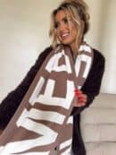 Szal BY ME - mokka Szal BY ME - mokka