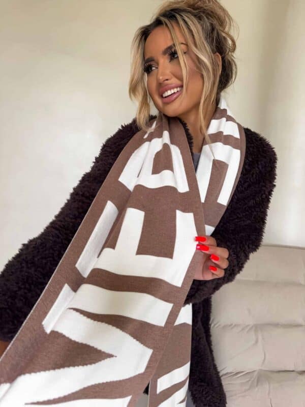 Szal BY ME - mokka Szal BY ME - mokka