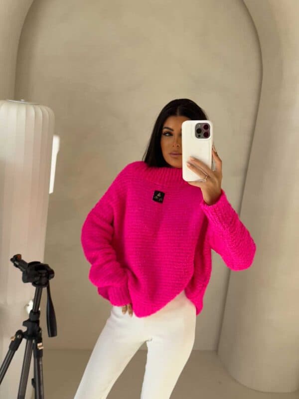Sweter BUCLA – różowa