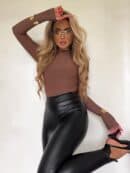 Bluzka SKIN gładka – latte