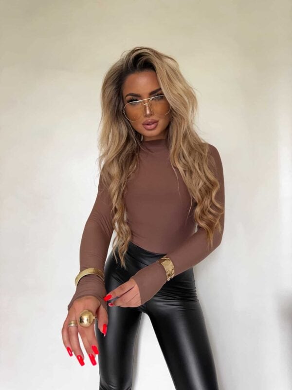 Bluzka SKIN gładka – latte