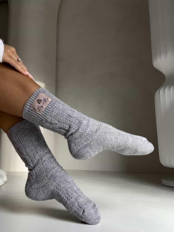 Skarpety WOOL – szare