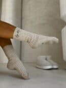 Skarpety WEŁNA – beżowe Skarpety WEŁNA – beżowe