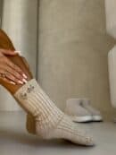 Skarpety WEŁNA – beżowe Skarpety WEŁNA – beżowe