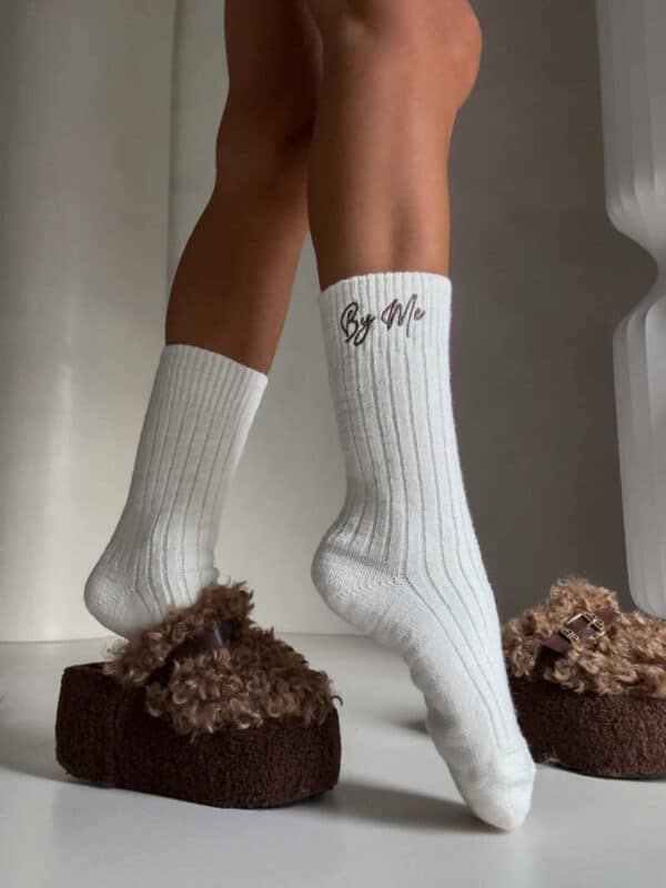 Skarpety WEŁNA – ecru