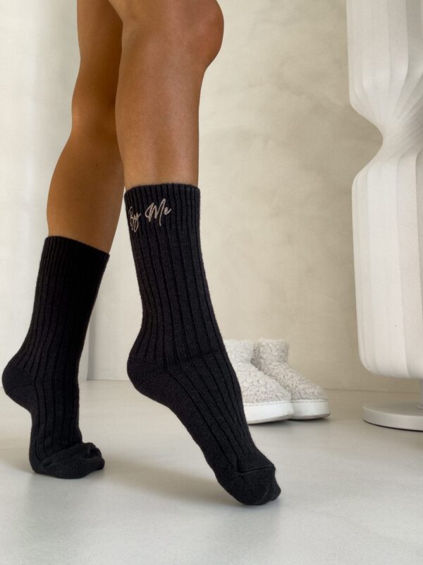 Skarpety WEŁNA – czarne