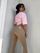 Legginsy DUAL – ciemny beż Legginsy DUAL – ciemny beż