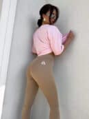 Legginsy DUAL – ciemny beż Legginsy DUAL – ciemny beż