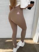 Legginsy DUAL – ciemny beż Legginsy DUAL – ciemny beż