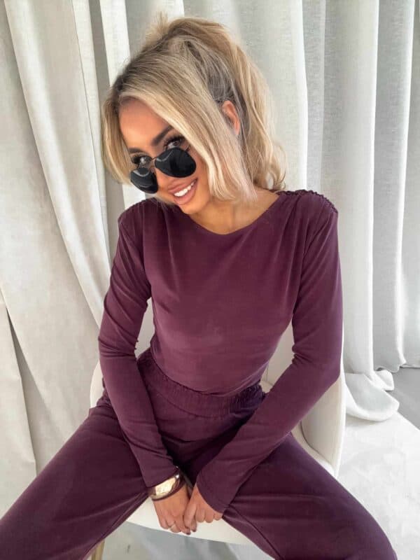 Bluzka LAMIA – bordowa