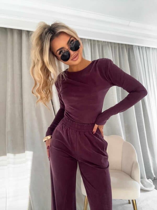 Bluzka LAMIA – bordowa