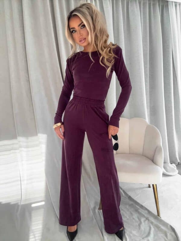 Bluzka LAMIA – bordowa