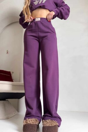 Spodnie SEVEN – śliwka