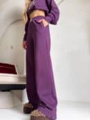 Spodnie SEVEN – śliwka