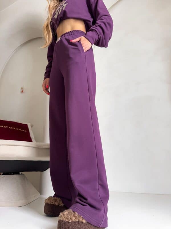 Spodnie SEVEN – śliwka