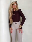 Bluzka MIRELLA By Me – czekoladowa