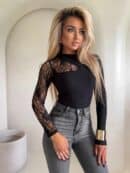 Bluzka SUZI koronka – czarna DOSTĘPNE OD 8.12