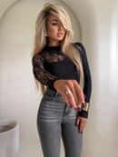 Bluzka SUZI koronka – czarna DOSTĘPNE OD 8.12