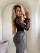 Bluzka SUZI koronka – czarna DOSTĘPNE OD 8.12