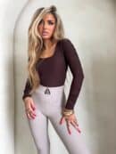 Bluzka MODENA – czekoladowa Bluzka MODENA – czekoladowa