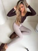 Bluzka MODENA – czekoladowa Bluzka MODENA – czekoladowa