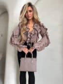 Bluzka COURTNEY - mokka Bluzka COURTNEY - mokka