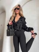 Bluzka COURTNEY - czarna Bluzka COURTNEY - czarna