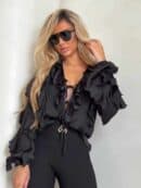 Bluzka COURTNEY - czarna Bluzka COURTNEY - czarna