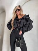 Bluzka COURTNEY - czarna Bluzka COURTNEY - czarna