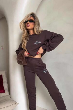 Komplet ESSENTIAL – czekoladowy