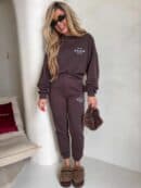 Komplet ESSENTIAL – czekoladowy