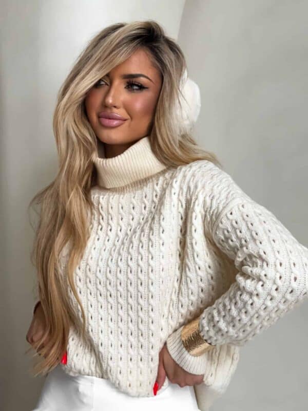 Sweter golf INKO - wanilia