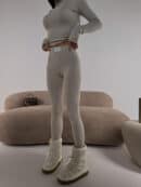 Legginsy FLOW beż Legginsy FLOW beż