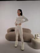 Legginsy FLOW beż Legginsy FLOW beż