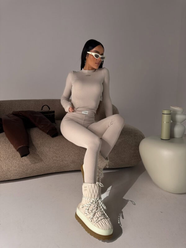 Legginsy FLOW beż Legginsy FLOW beż