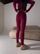 Legginsy FLOW bordo Legginsy FLOW bordo