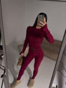 Legginsy FLOW bordo Legginsy FLOW bordo