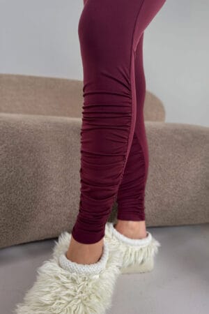 Legginsy CURVE bordo Legginsy CURVE bordo