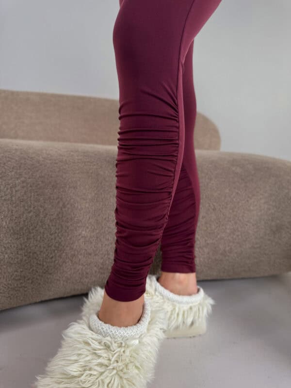 Legginsy CURVE bordo Legginsy CURVE bordo