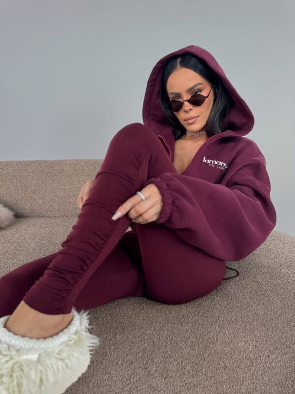 Legginsy CURVE bordo Legginsy CURVE bordo