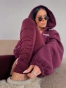 Legginsy CURVE bordo Legginsy CURVE bordo