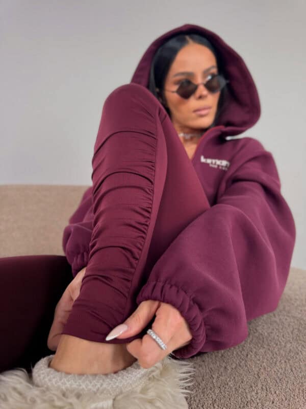 Legginsy CURVE bordo Legginsy CURVE bordo