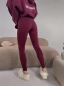 Legginsy CURVE bordo Legginsy CURVE bordo