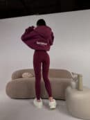 Legginsy CURVE bordo Legginsy CURVE bordo