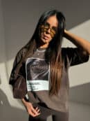 Tshirt NIGHTLIFE czekolada Tshirt NIGHTLIFE czekolada