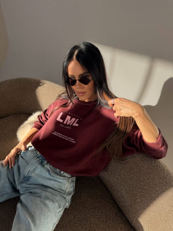 Bluza MIDNIGHT bordo