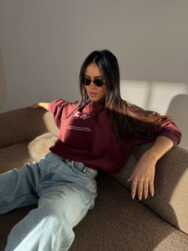 Bluza MIDNIGHT bordo