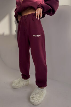 Spodnie CREAMY bordo